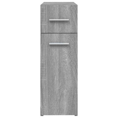 vidaXL Apothecary Cabinet Grey Sonoma 20x45,5x60 cm Engineered Wood