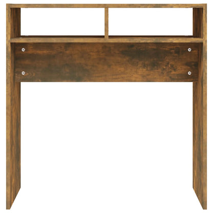 vidaXL Console Table Smoked Oak 78x30x80 cm Engineered Wood