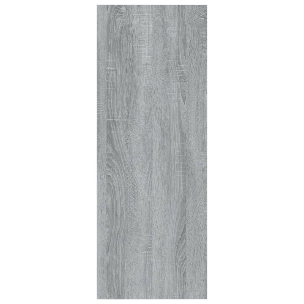 vidaXL Console Table Grey Sonoma 78x30x80 cm Engineered Wood
