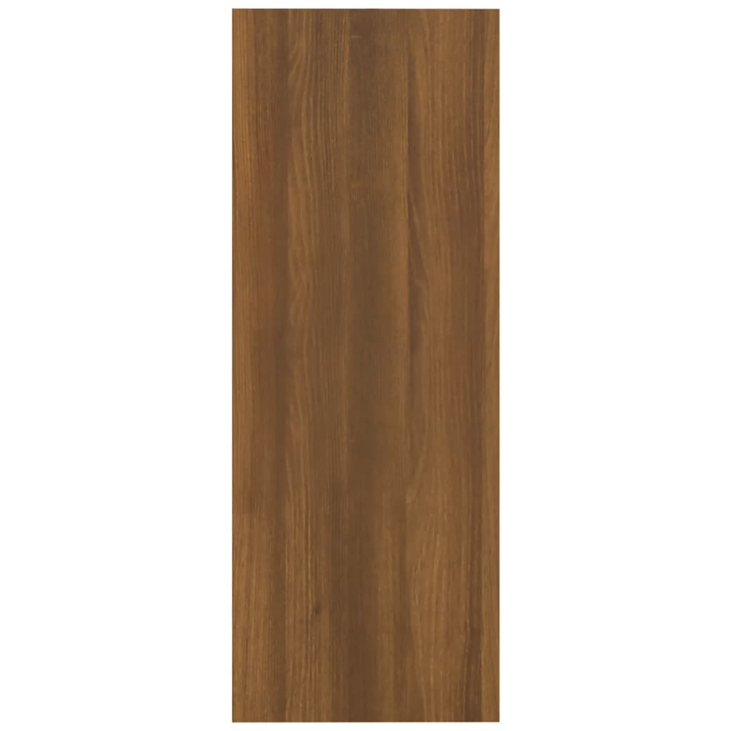 vidaXL Console Table Brown Oak 105x30x80 cm Engineered Wood