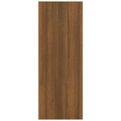 vidaXL Console Table Brown Oak 105x30x80 cm Engineered Wood