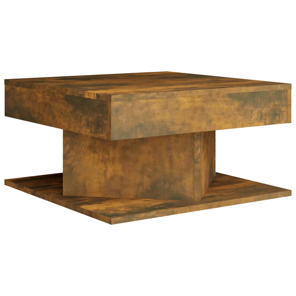 vidaXL Coffee Table | Smoked Oak | Engineered wood | Low Coffee Table