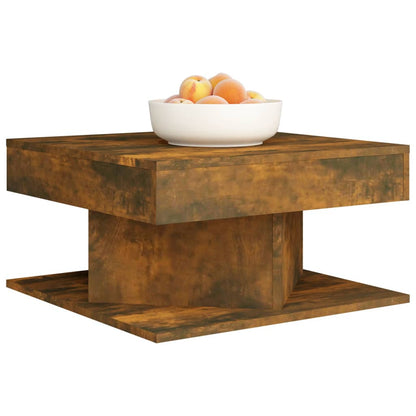vidaXL Coffee Table | Smoked Oak | Engineered wood | Low Coffee Table