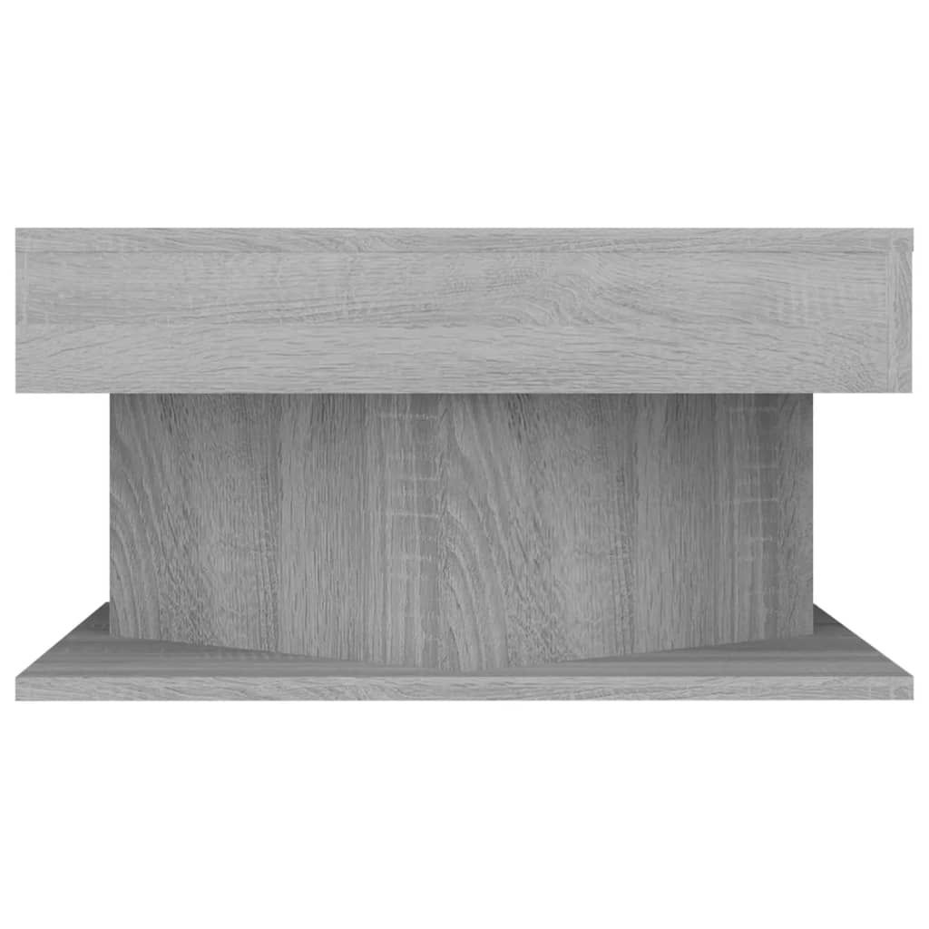 vidaXL Coffee Table | Grey Sonoma | Engineered wood | 57 x 57 x 30 cm