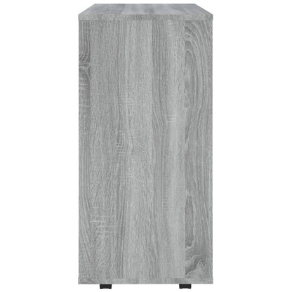 vidaXL Rolling Cabinet Grey Sonoma 60x35x75 cm Engineered Wood