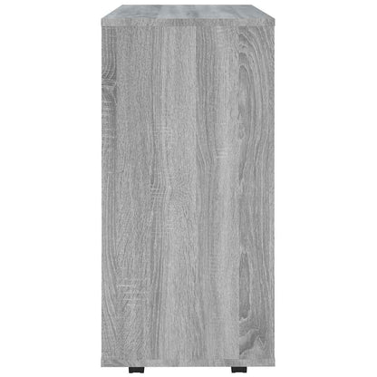 vidaXL Rolling Cabinet Grey Sonoma 60x35x75 cm Engineered Wood