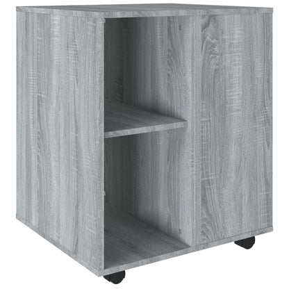 vidaXL Rolling Cabinet | Grey Sonoma | Engineered Wood | Standard | Rollable