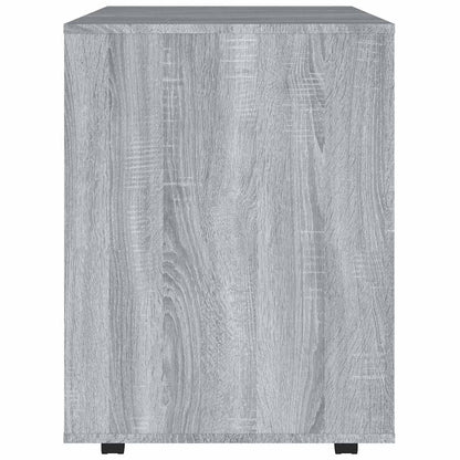 vidaXL Rolling Cabinet | Grey Sonoma | Engineered Wood | Standard | Rollable