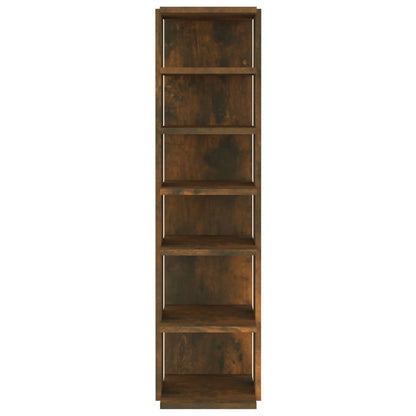 vidaXL Shoe Racks 2 pcs Smoked Oak 27.5x27x102 cm Engineered Wood