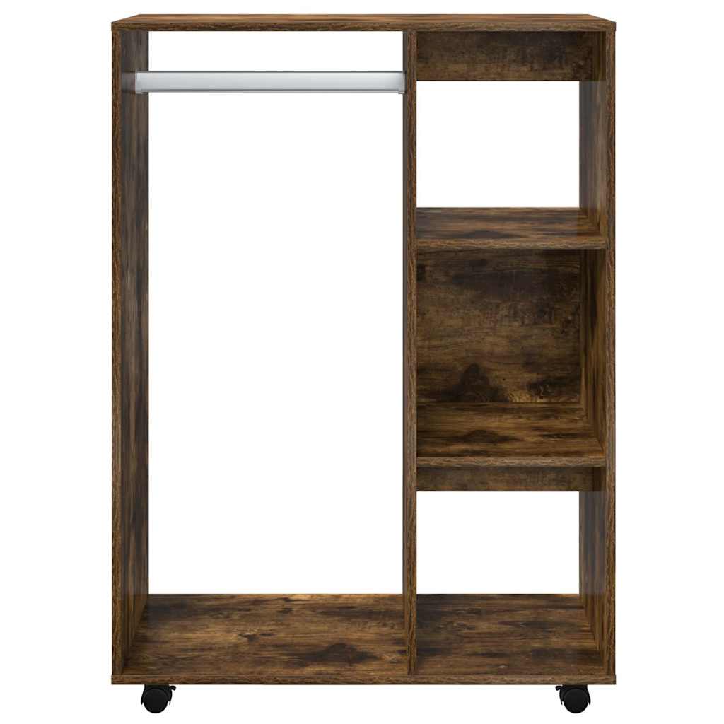 vidaXL Wardrobe Smoked Oak 80x40x110 cm Engineered Wood