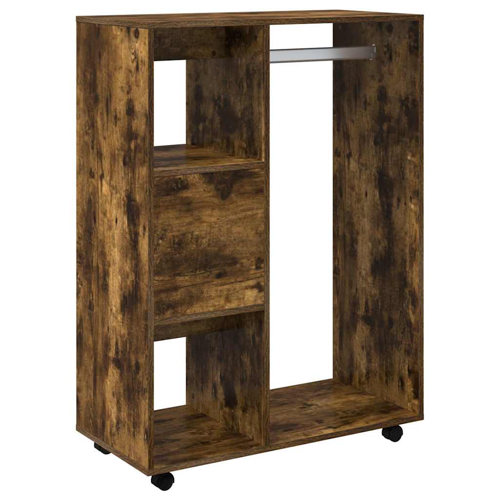 vidaXL Wardrobe Smoked Oak 80x40x110 cm Engineered Wood