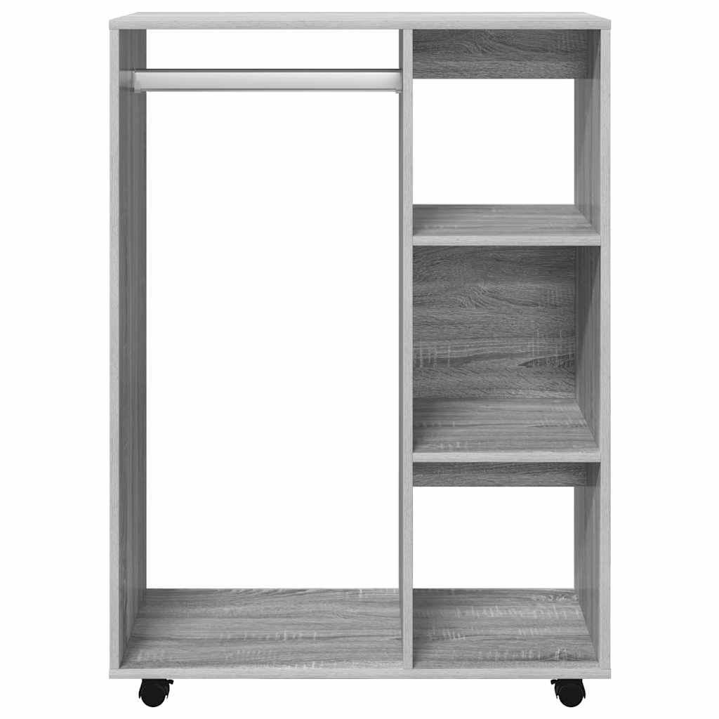 vidaXL Wardrobe Grey Sonoma 80x40x110 cm Engineered Wood