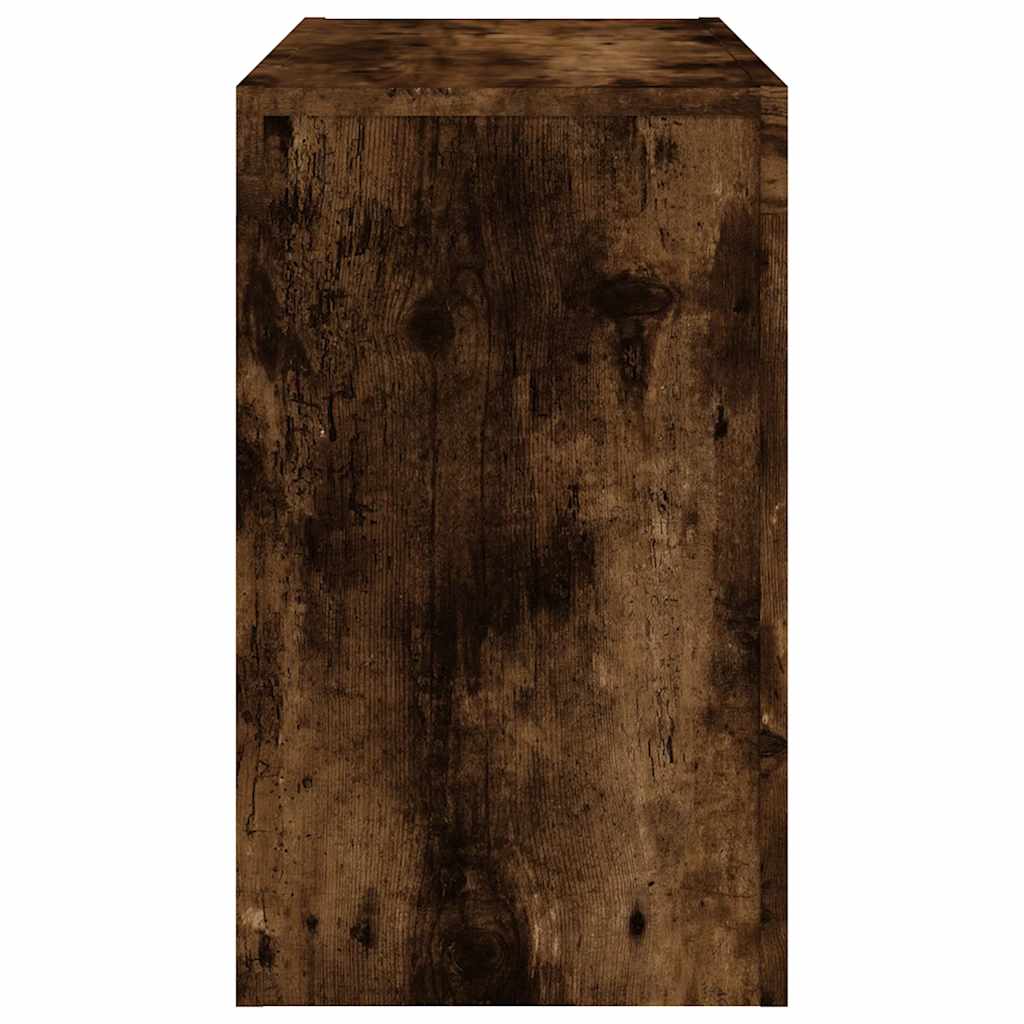 vidaXL Nesting Coffee Tables 3 pcs Smoked Oak Engineered Wood