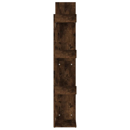 816005 vidaXL Book Cabinet 48x25,5x140 cm Smoked Oak Engineered Wood