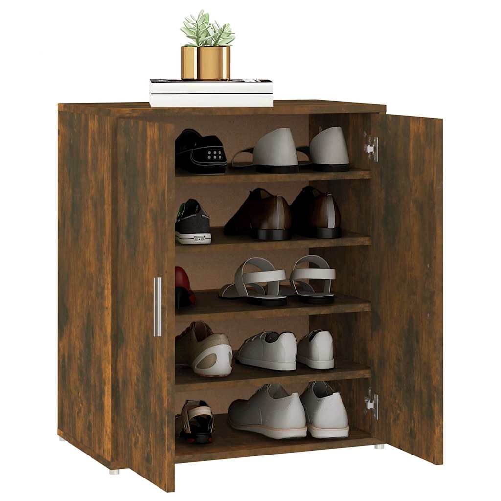 vidaXL Shoe cabinets 60 x 35 x 70 cm Smoked Oak