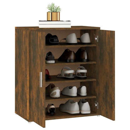 vidaXL Shoe cabinets 60 x 35 x 70 cm Smoked Oak