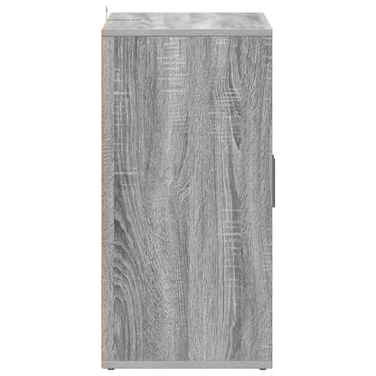 vidaXL Shoe Cabinet Grey Sonoma 60x35x70 cm Engineered Wood