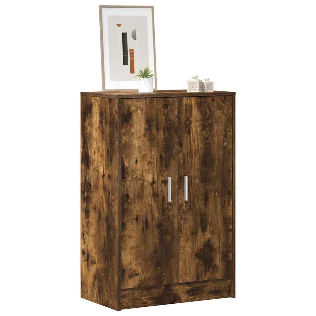 vidaXL Shoe cabinets 60 x 35 x 92 cm Engineered Wood Smoked Oak