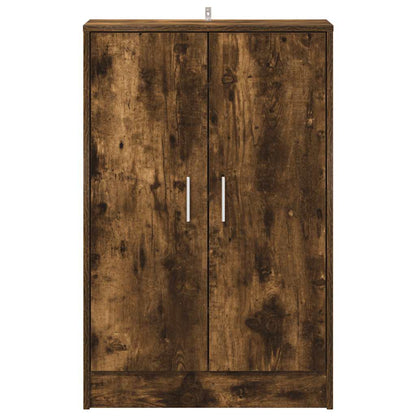 vidaXL Shoe cabinets 60 x 35 x 92 cm Engineered Wood Smoked Oak