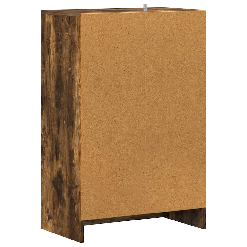 vidaXL Shoe cabinets 60 x 35 x 92 cm Engineered Wood Smoked Oak