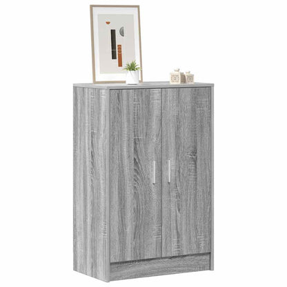 vidaXL Shoe cabinets 60 x 35 x 92 cm Engineered Wood Grey Sonoma