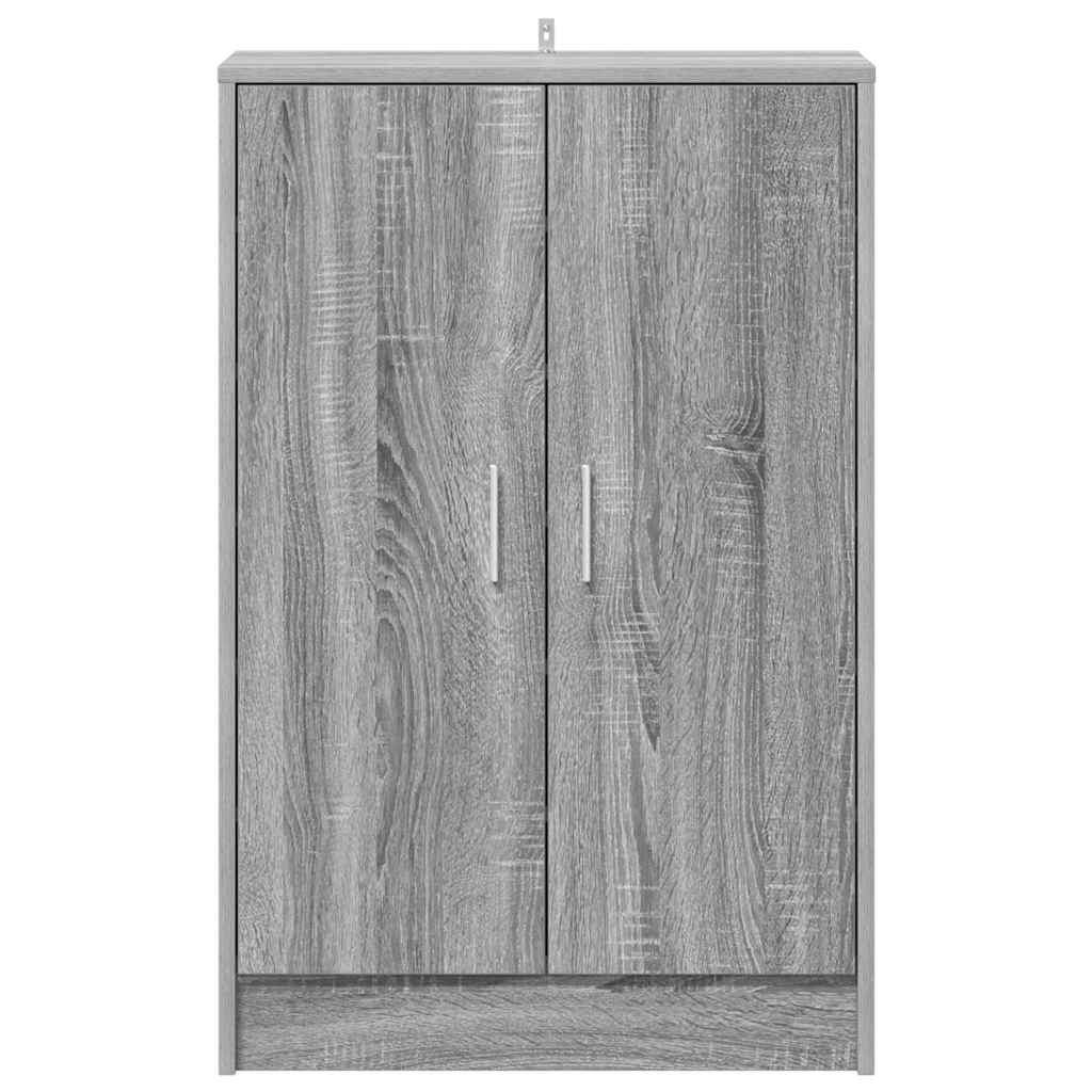 vidaXL Shoe cabinets 60 x 35 x 92 cm Engineered Wood Grey Sonoma