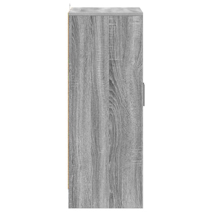 vidaXL Shoe Cabinet Grey Sonoma 60x35x92 cm Engineered Wood