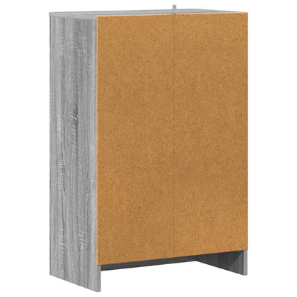 vidaXL Shoe cabinets 60 x 35 x 92 cm Engineered Wood Grey Sonoma