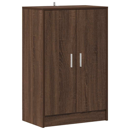vidaXL Shoe cabinets 60 x 35 x 92 cm Engineered Wood Brown Oak