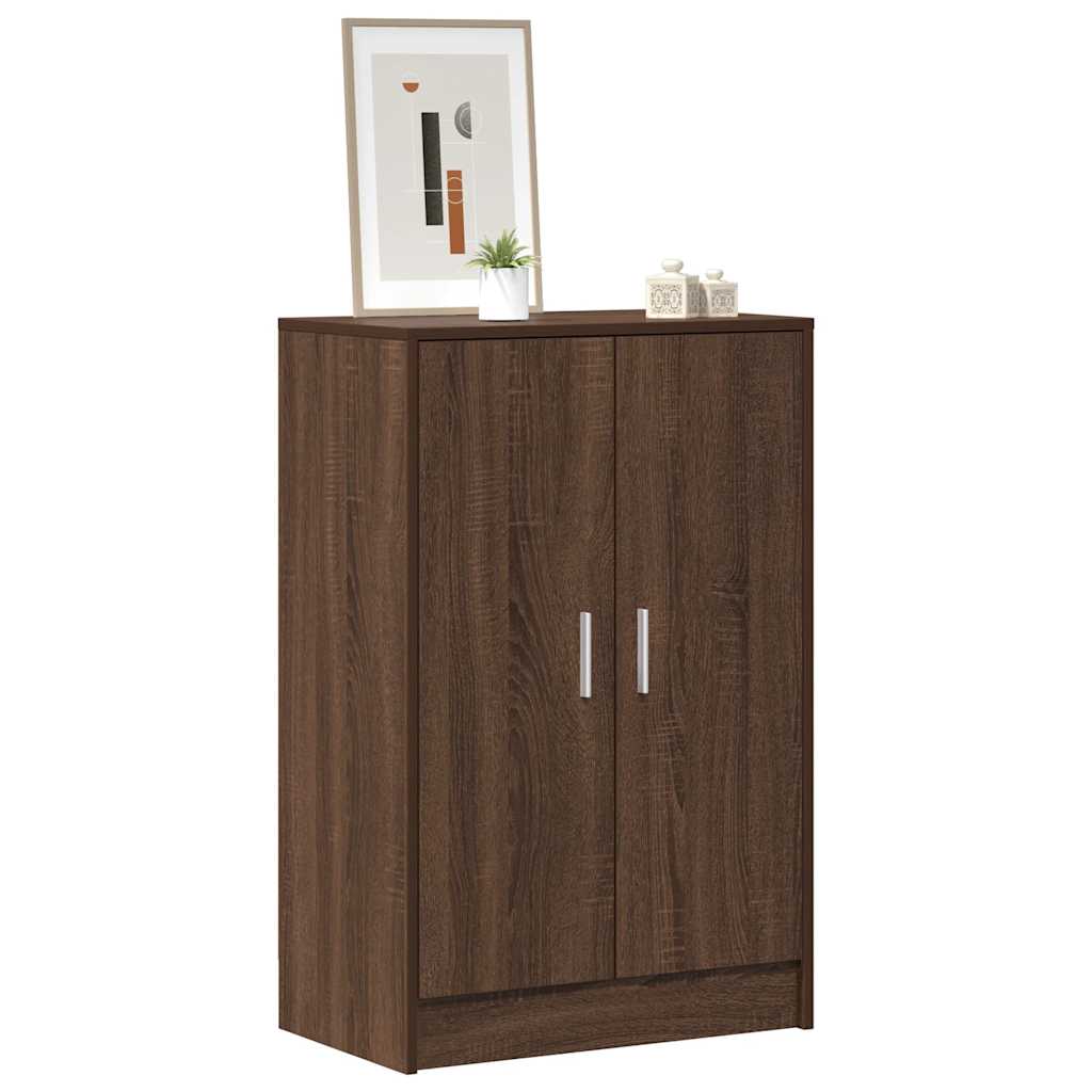 vidaXL Shoe cabinets 60 x 35 x 92 cm Engineered Wood Brown Oak