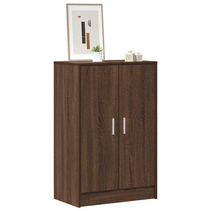 vidaXL Shoe cabinets 60 x 35 x 92 cm Engineered Wood Brown Oak