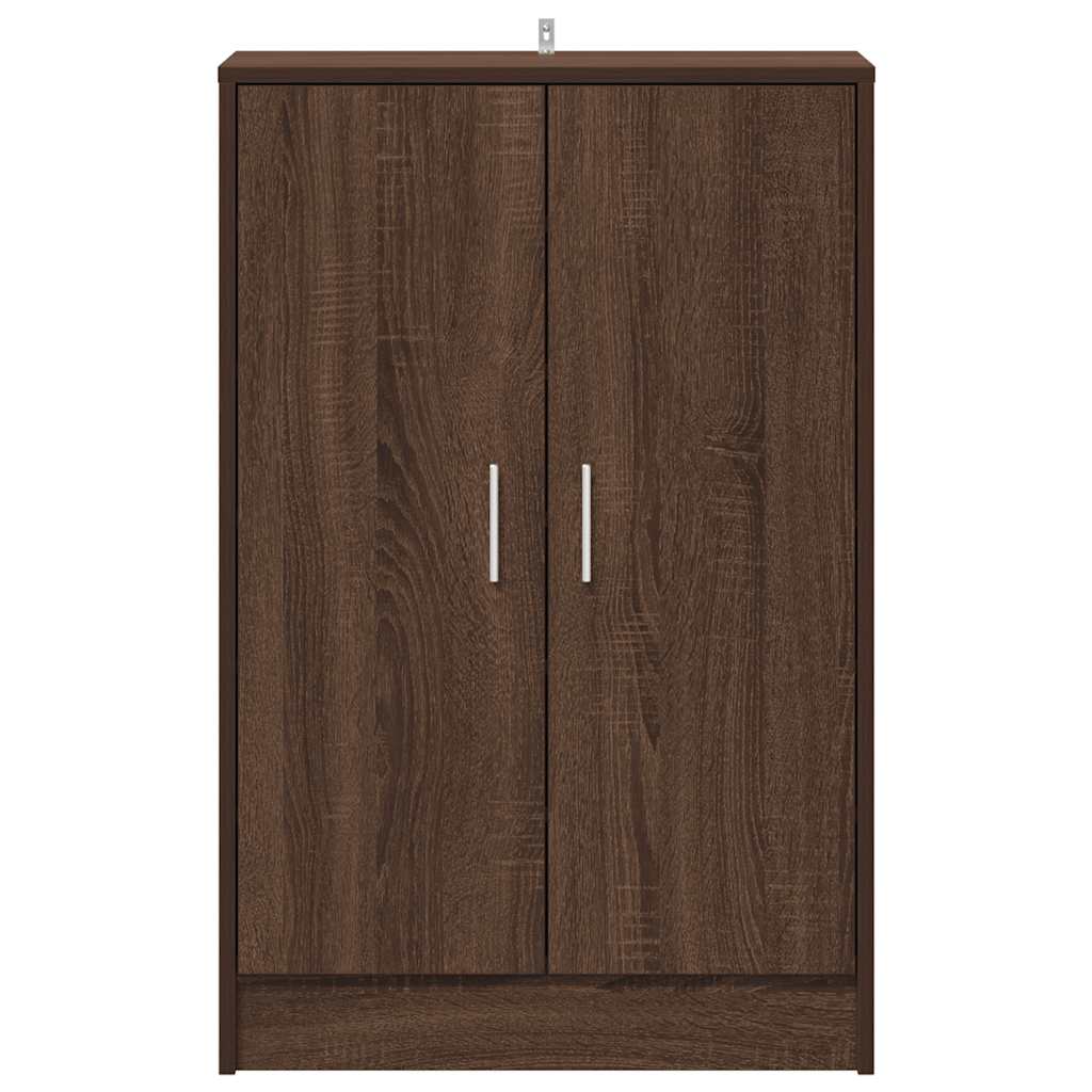 vidaXL Shoe cabinets 60 x 35 x 92 cm Engineered Wood Brown Oak