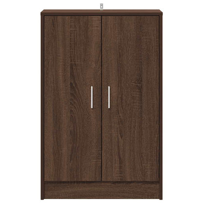 vidaXL Shoe cabinets 60 x 35 x 92 cm Engineered Wood Brown Oak
