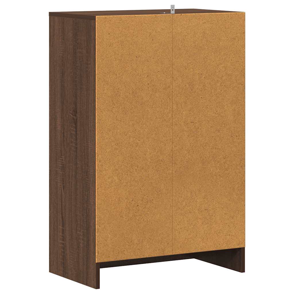 vidaXL Shoe cabinets 60 x 35 x 92 cm Engineered Wood Brown Oak