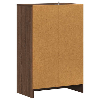 vidaXL Shoe cabinets 60 x 35 x 92 cm Engineered Wood Brown Oak