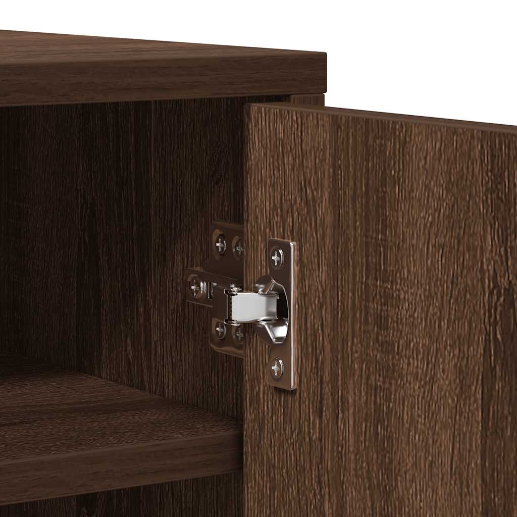 vidaXL Shoe cabinets 60 x 35 x 92 cm Engineered Wood Brown Oak