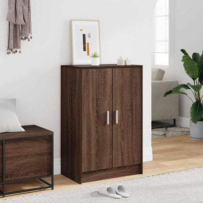 vidaXL Shoe cabinets 60 x 35 x 92 cm Engineered Wood Brown Oak