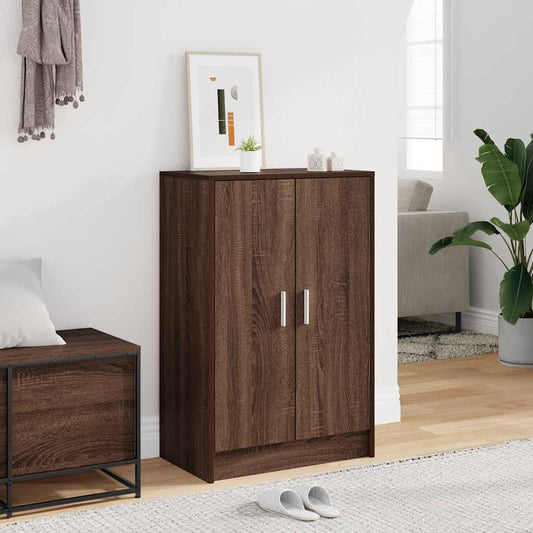 vidaXL Shoe cabinets 60 x 35 x 92 cm Engineered Wood Brown Oak