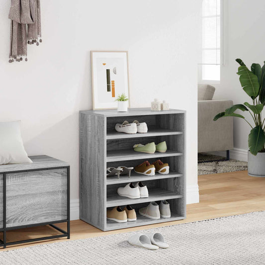 vidaXL Shoe cabinets 60 x 35 x 70 cm Smoked Oak Shoe Storage