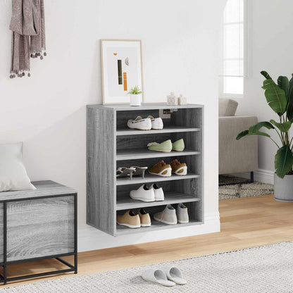 vidaXL Shoe cabinets 60 x 35 x 70 cm Grey Sonoma