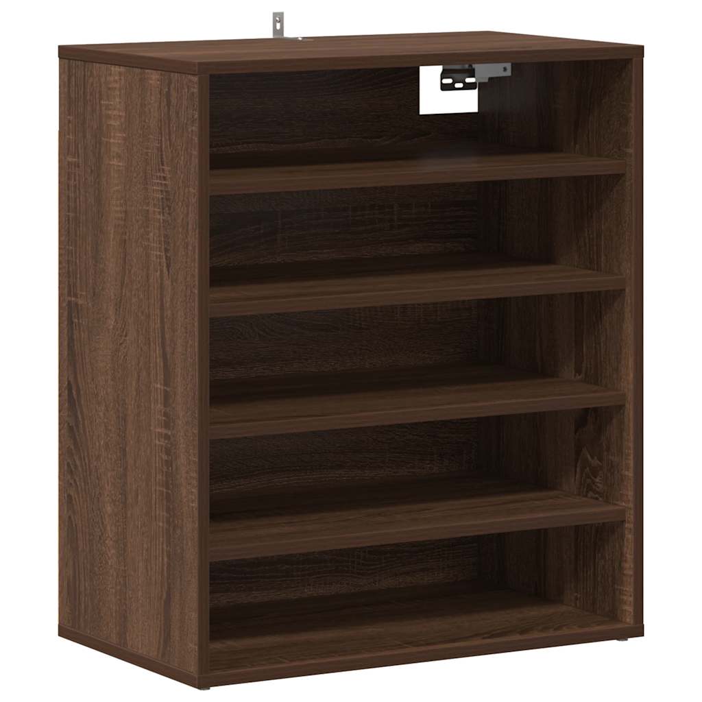 vidaXL Shoe cabinets 60 x 35 x 70 cm Brown Oak Plenty of shoe space