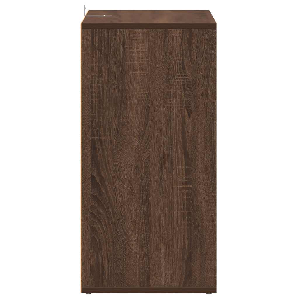 vidaXL Shoe cabinets 60 x 35 x 70 cm Brown Oak Plenty of shoe space