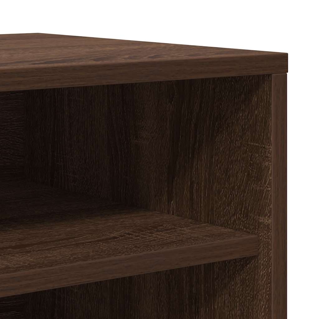 vidaXL Shoe cabinets 60 x 35 x 70 cm Brown Oak Plenty of shoe space
