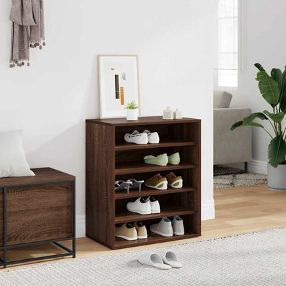 vidaXL Shoe cabinets 60 x 35 x 70 cm Brown Oak Plenty of shoe space