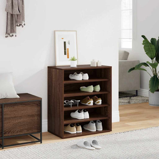 vidaXL Shoe cabinets 60 x 35 x 70 cm Brown Oak Plenty of shoe space