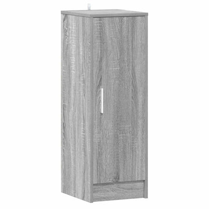 vidaXL Shoe Cabinet Grey Sonoma 32x35x92 cm Engineered Wood