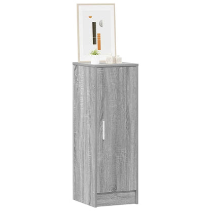 vidaXL Shoe Cabinet Grey Sonoma 32x35x92 cm Engineered Wood