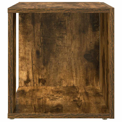 vidaXL Side Table Smoked Oak 33x33x34.5 cm Engineered Wood