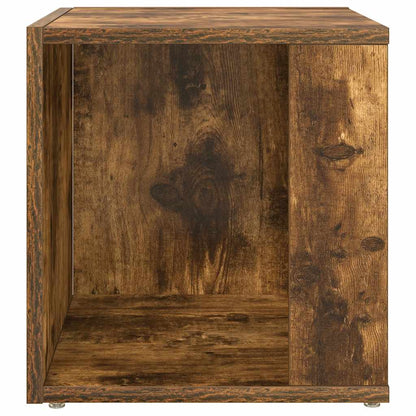 vidaXL Side Table Smoked Oak 33x33x34.5 cm Engineered Wood