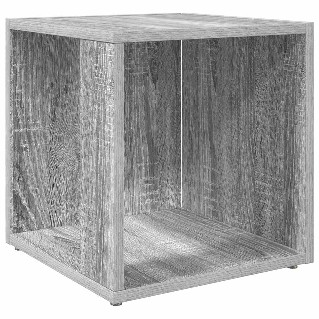 vidaXL Side Table Grey Sonoma 33x33x34,5 cm Engineered Wood
